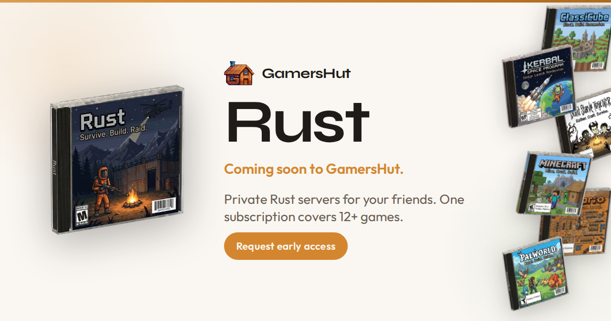 Rust Server - Practice Bases with Friends | GamersHut